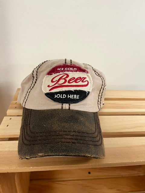 Ball Cap Vintage - Ice Cold Beer Sold Here