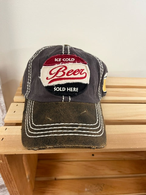 Ball Cap Vintage - Ice Cold Beer Sold Here