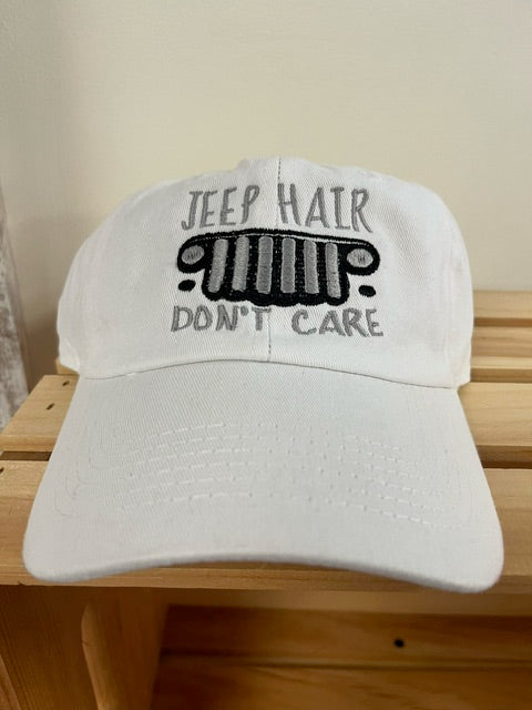 Ball Cap Vintage - Jeep Hair Don't Care