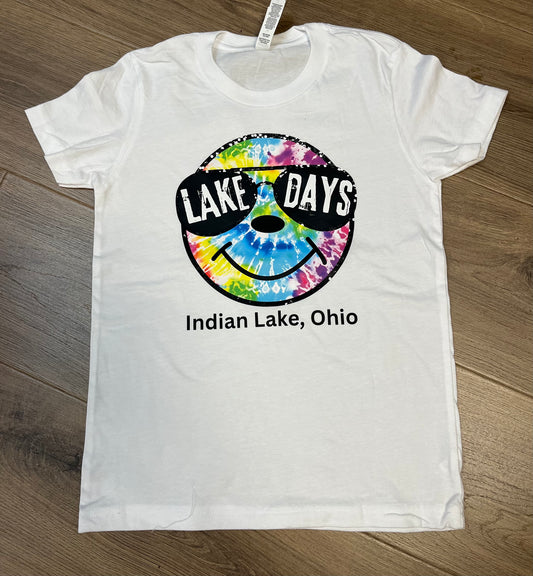 Lake Days Indian Lake Ohio Youth T-Shirt Short Sleeve