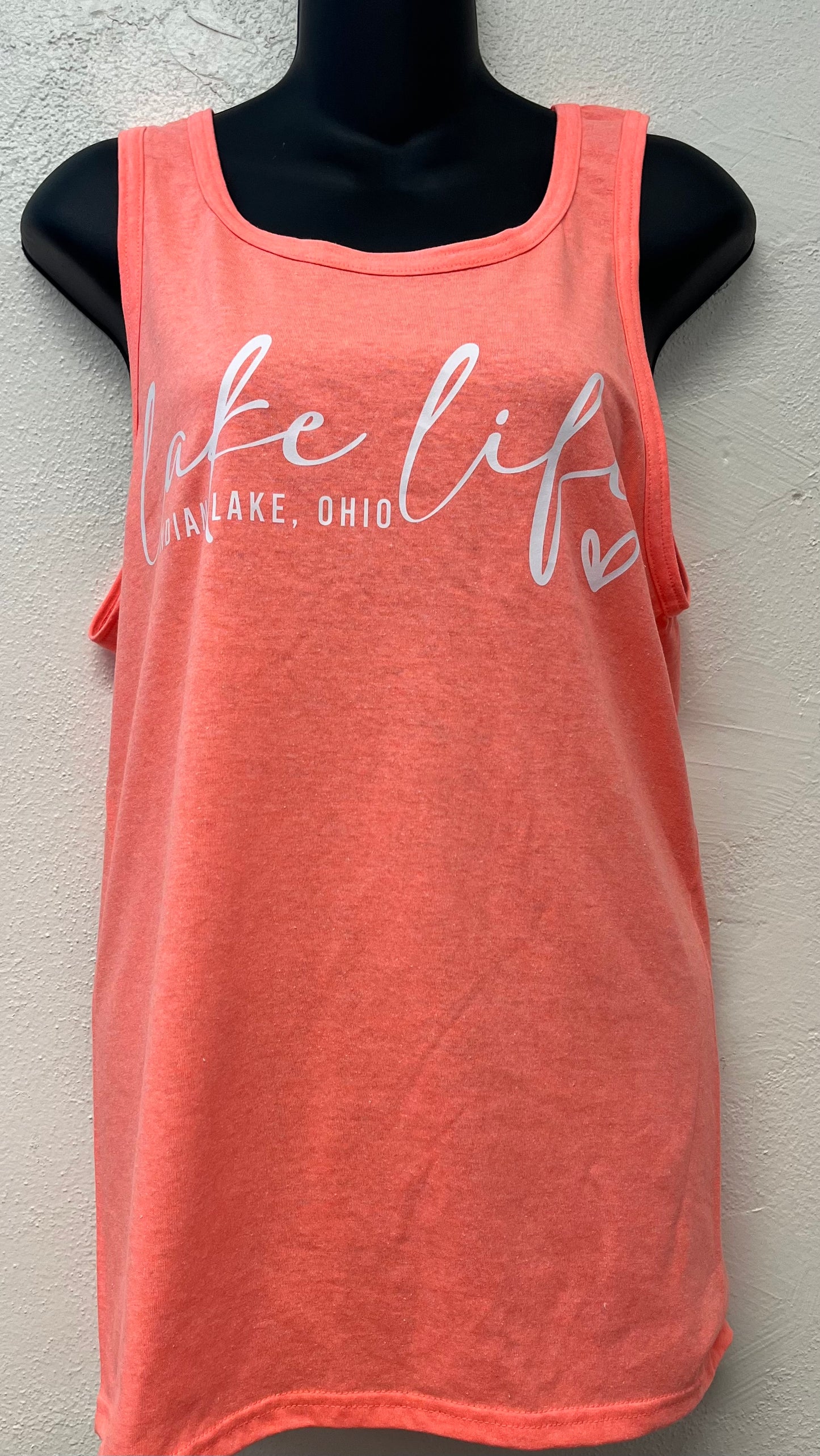 Lake Life Heart Indian Lake Tank Top