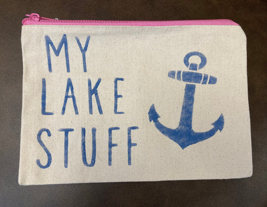 My Lake Stuff Zipper Bag