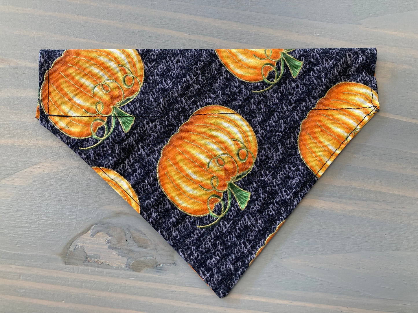 Dog Scarf - Thru the Collar Pet Neck Scarf - Pumpkins