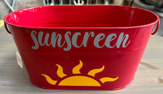 Sunscreen Bucket