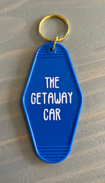The Getaway Car Motel Key Chains