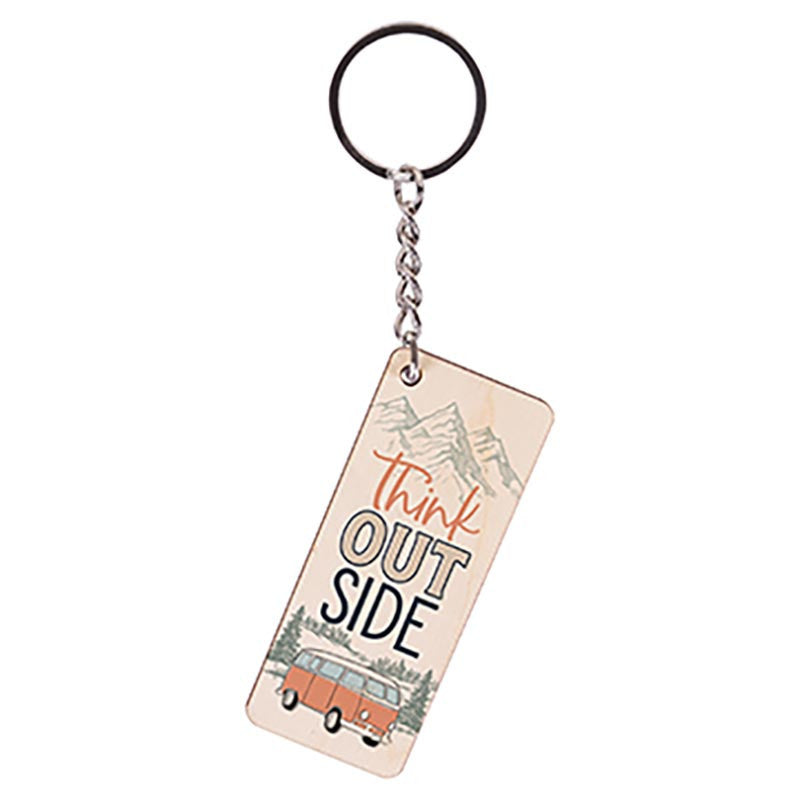 Think Outside Key Chain
