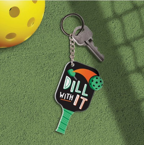 Dill With It Key Chain