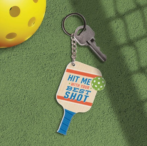 Hit Me With Your Best Shot Key Chain