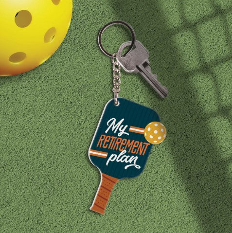 My Retirement Plan Key Chain