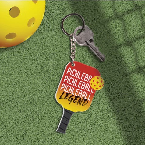 Pickleball Legend Key Chain