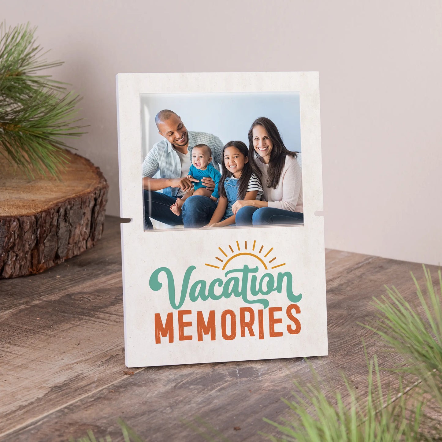 Vacation Memories Story Board Picture Frame