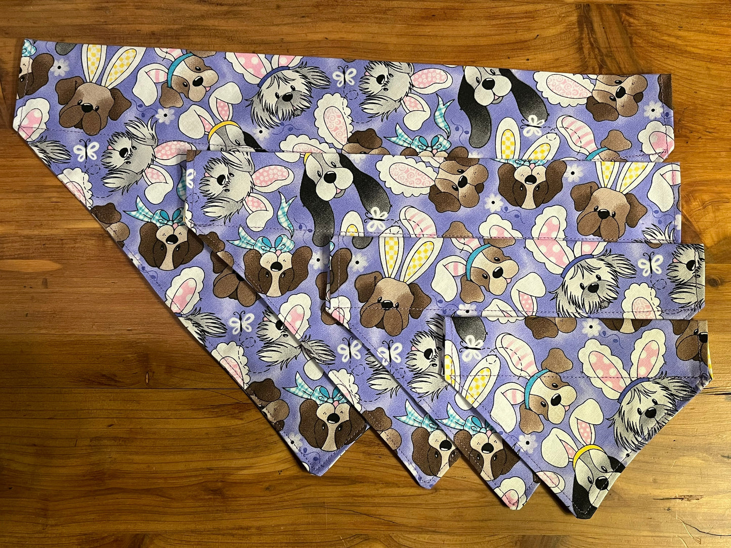 Dog Scarf - Thru the Collar Pet Neck Scarf - Easter Dogs