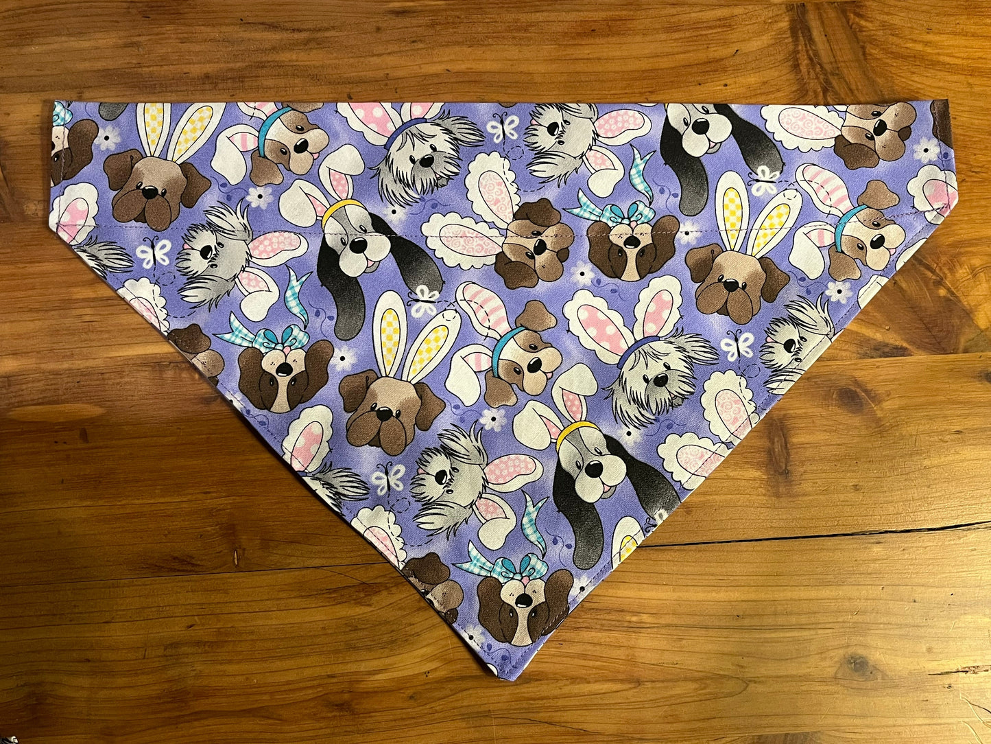 Dog Scarf - Thru the Collar Pet Neck Scarf - Easter Dogs