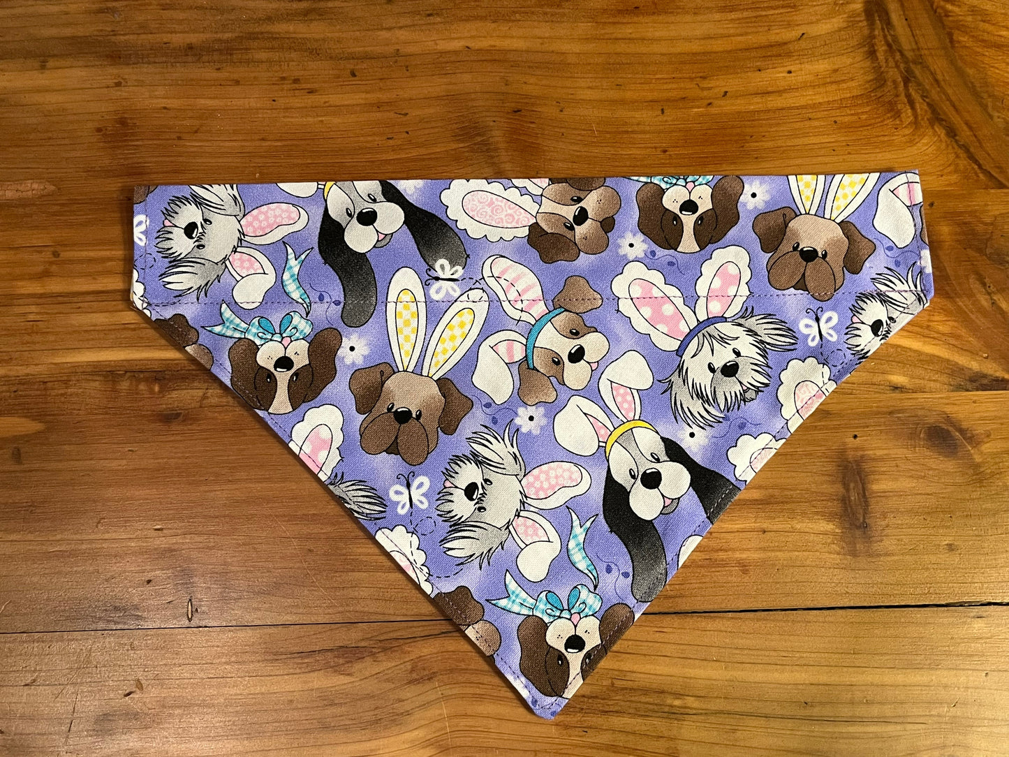 Dog Scarf - Thru the Collar Pet Neck Scarf - Easter Dogs