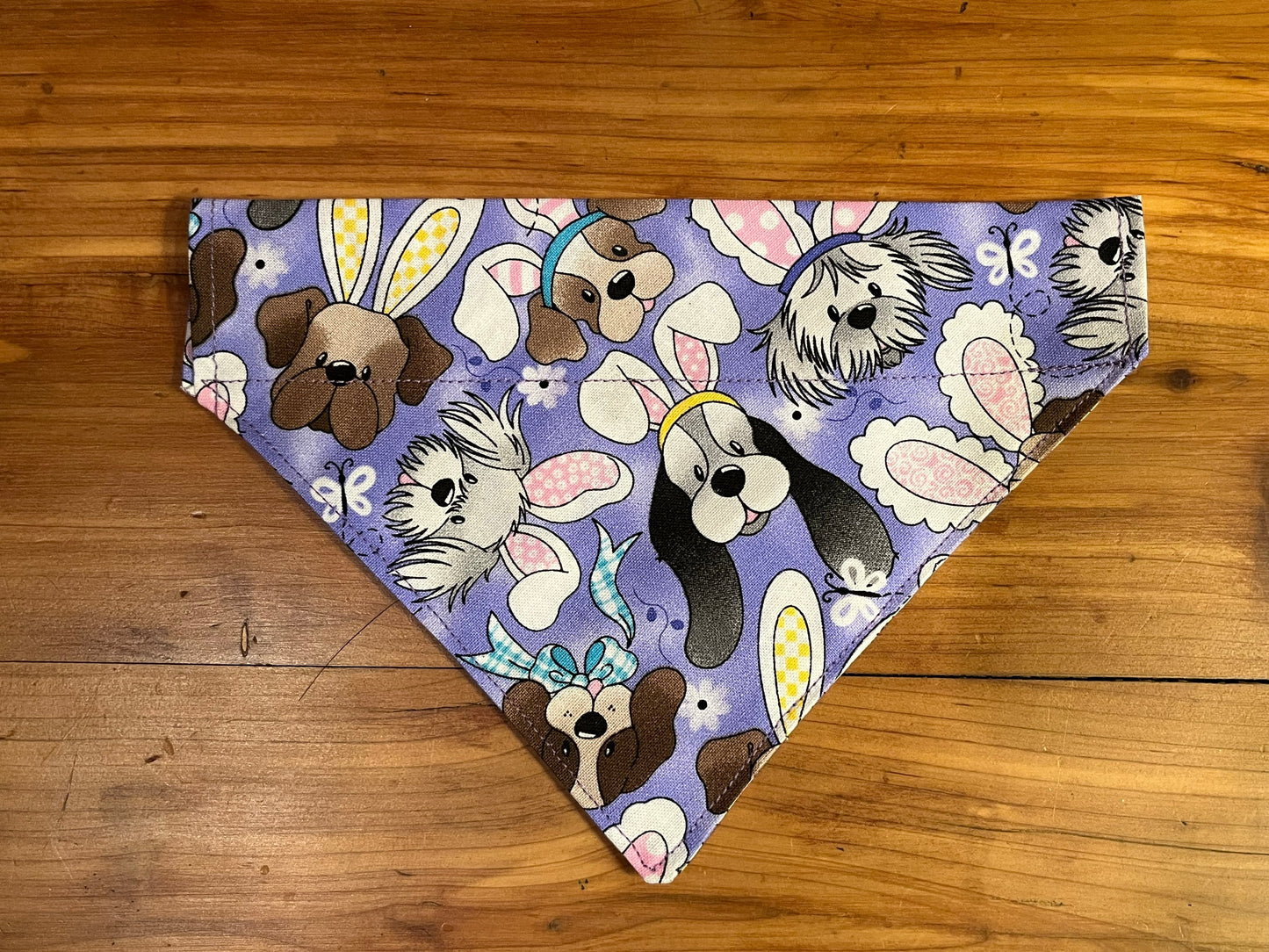 Dog Scarf - Thru the Collar Pet Neck Scarf - Easter Dogs